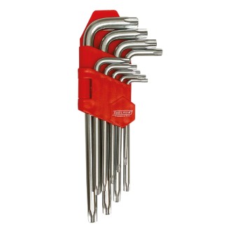 JUEGO DE LLAVES TORX INVIOLABLES 9 PZAS 1177